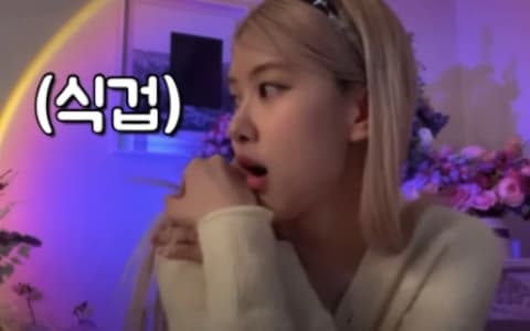 BLACKPINK ROSE直播見鬼了？毛骨悚然的聲音讓網友也嚇到！