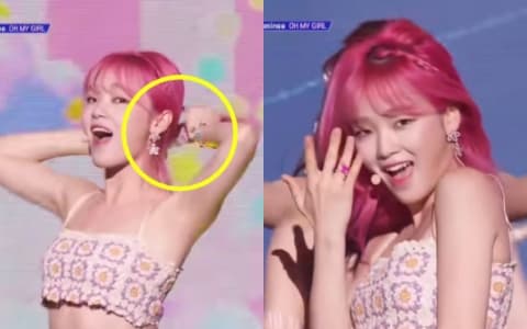 Oh My Girl 勝熙表演中突紮馬尾？全都為了 「這舉動」 網嘆：臺風超穩！