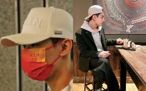 Henry戴「愛中國」口罩是為了新政策？網譏：「果然為了人民幣！」