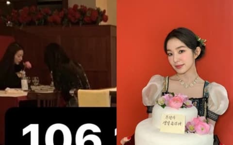 Red Velvet Irene在熟人面前哭了!這一幕剛好被網友在餐廳看到!