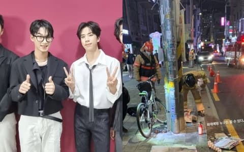 韓國樂團歌手成功阻止了火災意外發生！居然隨身攜帶「滅火工具」！