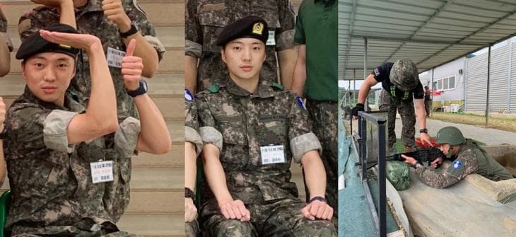 WINNER's Kang Seungyoon updates on how he's been doing in the military. He's still an Idol even in military uniform. 