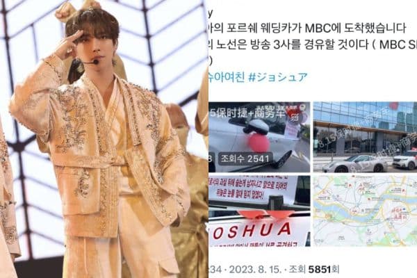 【韓娛熱議】Joshua粉絲超誇張卡車示威引路人觀看!繞行三大電視台讓網友超無言!