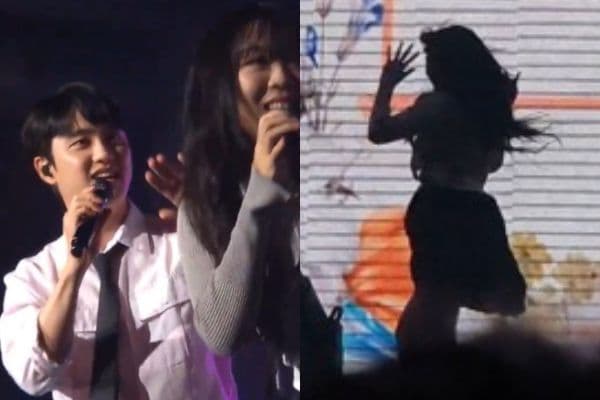 泳知驚喜現身D.O.台北演唱會!羞到無法對上眼 唱完還直接逃跑!