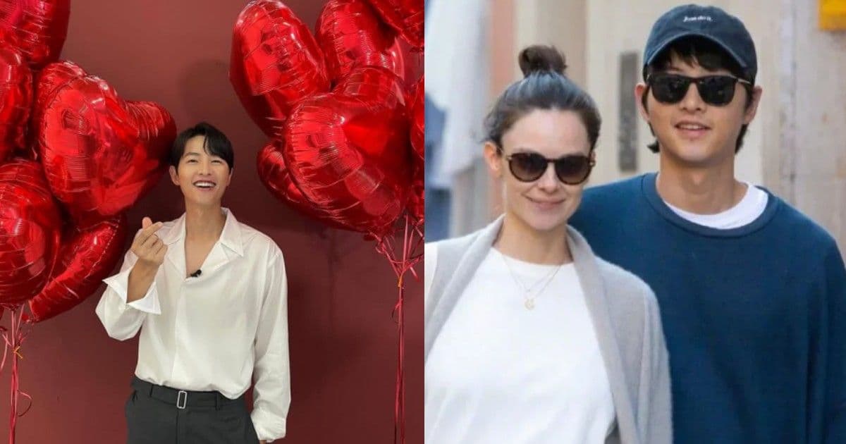 連生2胎後首公開婚姻生活「很幸福」！宋仲基滿臉笑容讚愛妻「很可愛」
