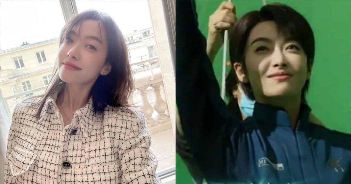 f(x)隊長魅力依舊！Victoria剪短髮拍動作戲 「韓語零退步」片場兼翻譯