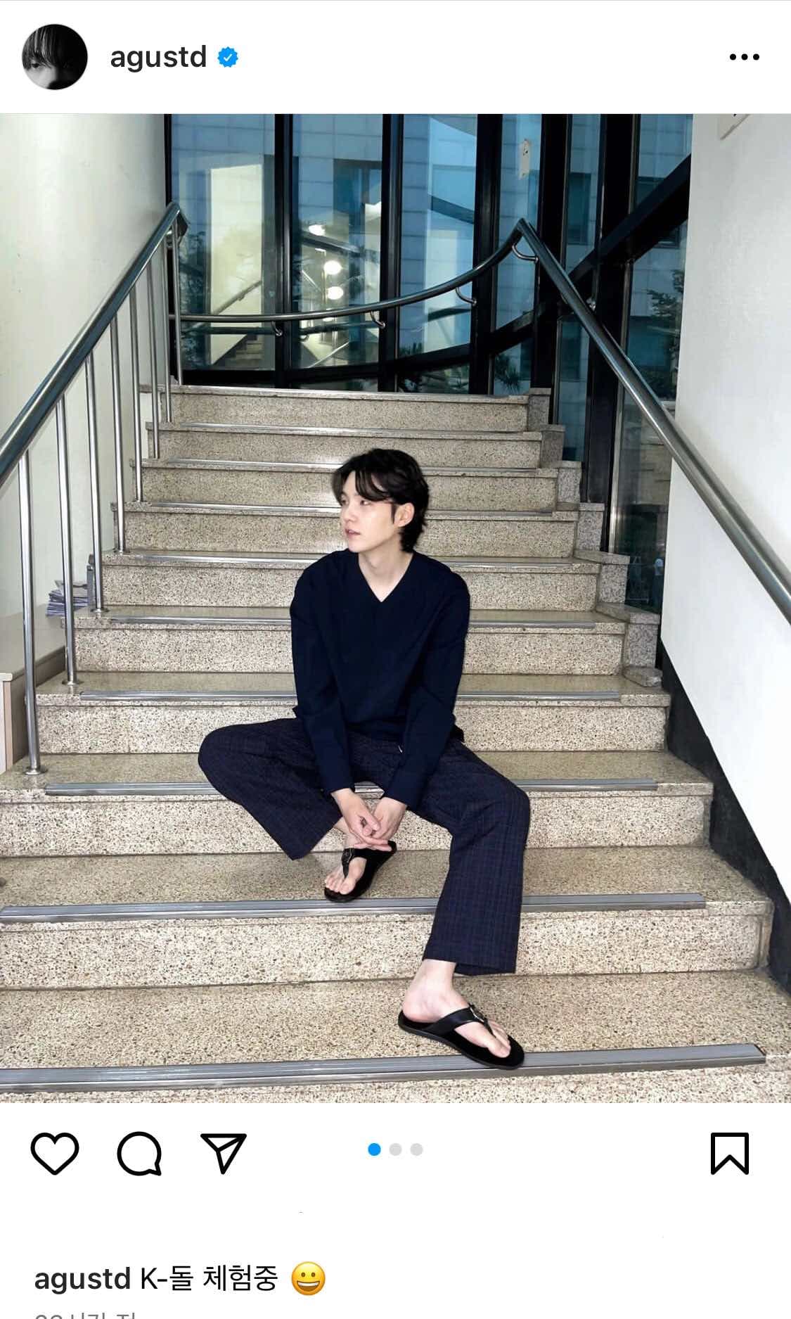 Image Source :Instagram | agustd