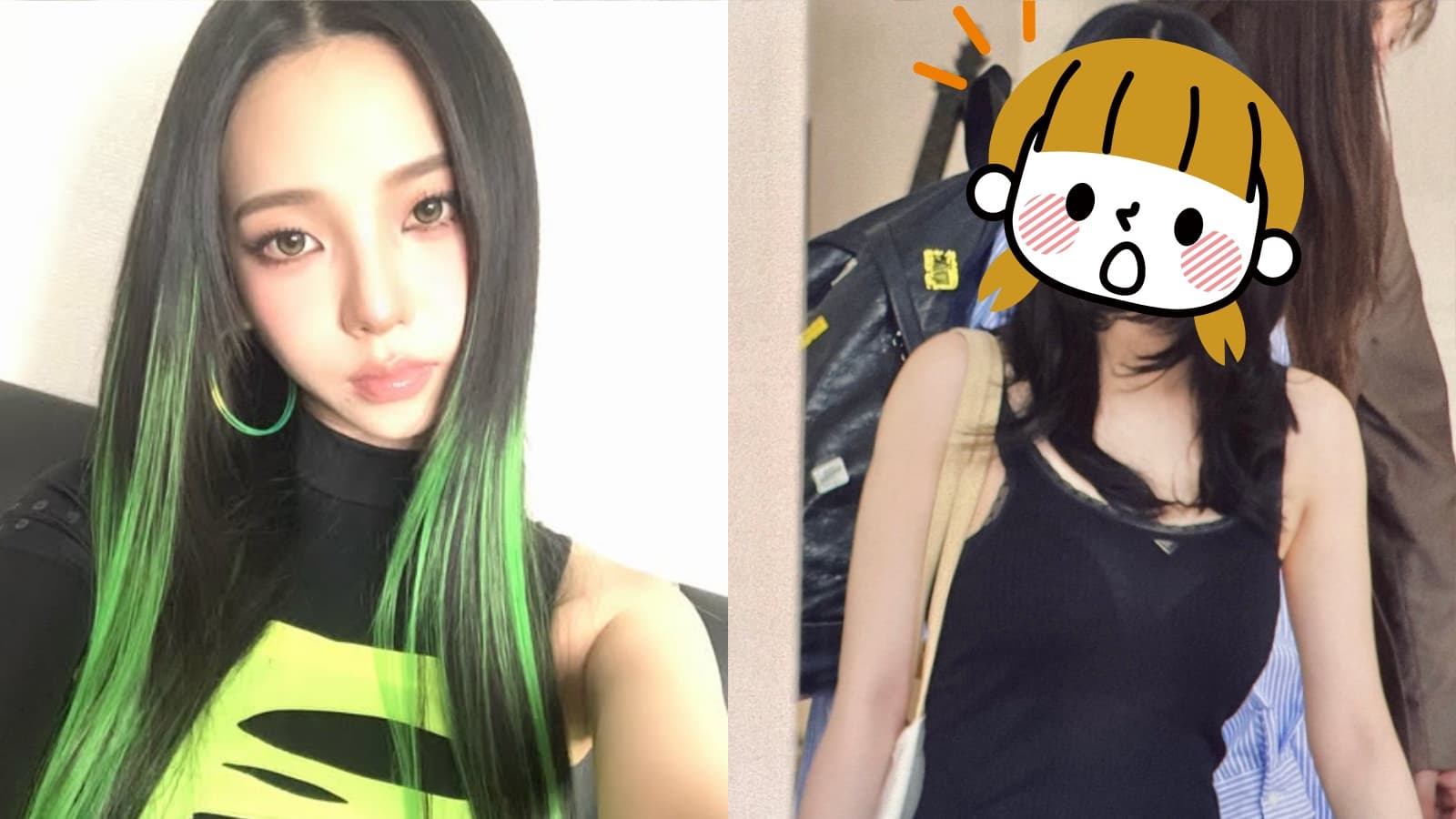 Karina素顏現身機場「認不出」！沒戴隱眼差很大 網驚：像剛出道新人