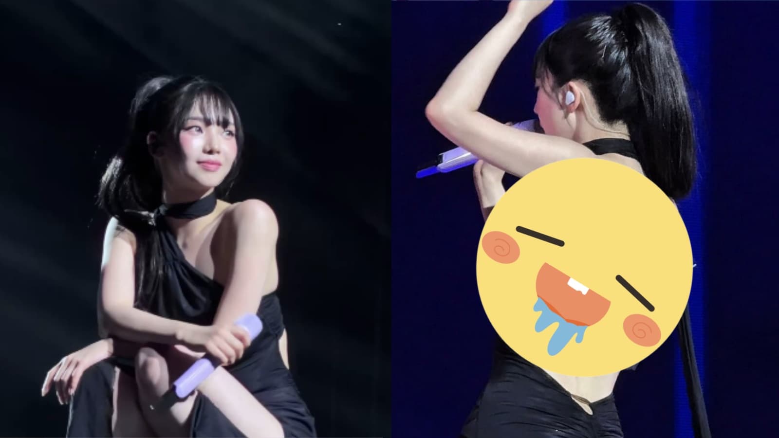 Karina Solo直拍疯传！紧身高开叉黑裙辣翻，背部肌肉线条惊艳全网