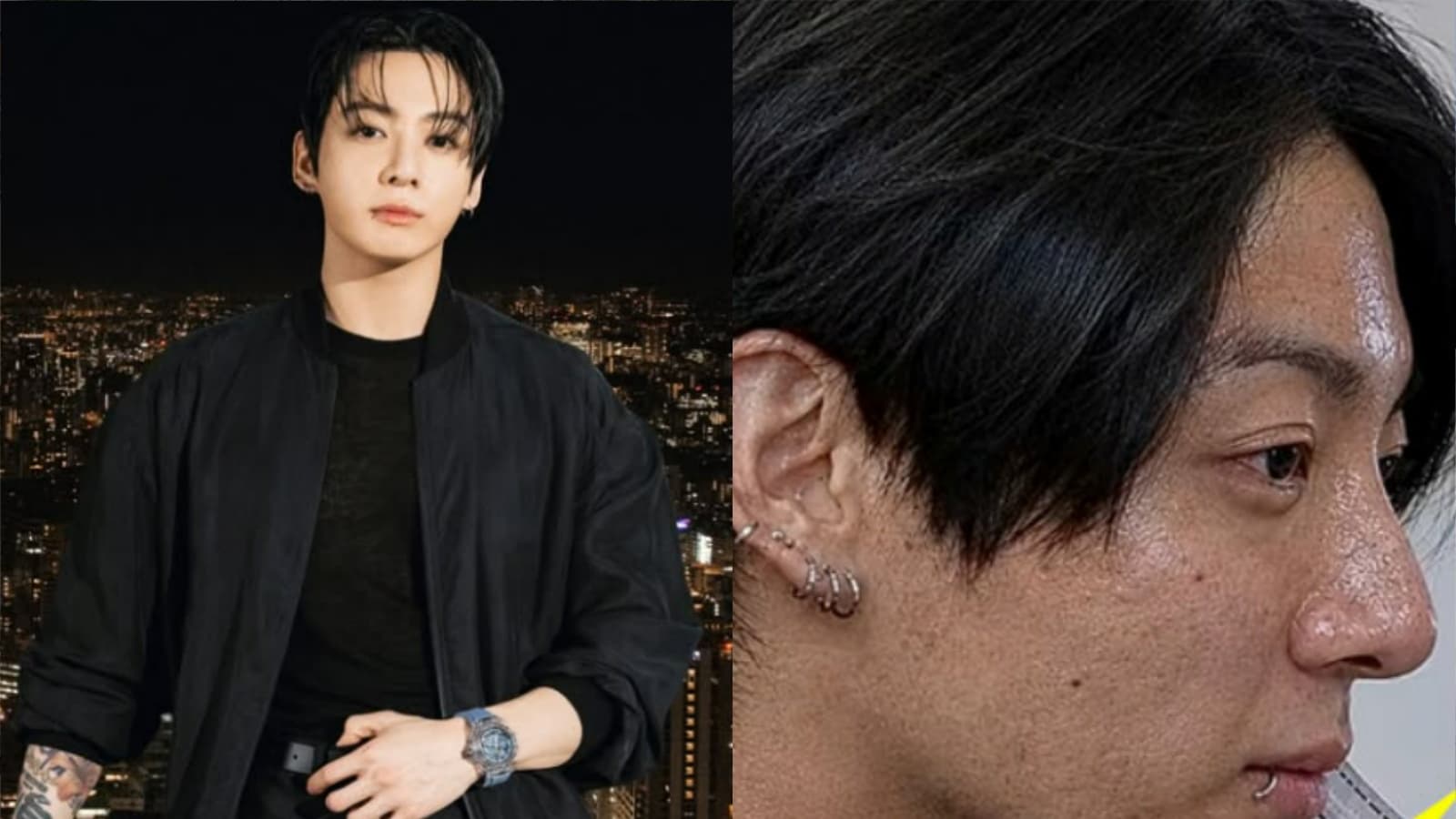 BTS 정국 공항 직찍 사진 확산…모공·잡티 부각에 팬들 '악의적 조작' 의혹 제기