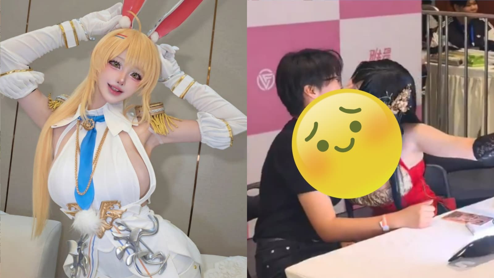 한국 코스어 야살, 팬 미팅 중 '입술 뽀뽀' 영상 5천만 뷰 돌파…해외 팬들 '갑론을박'