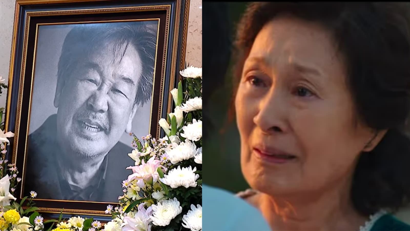최불암, 향년 87세 별세…'22년 부부 호흡' 김혜자, 빈소에서 눈물로 마지막 인사