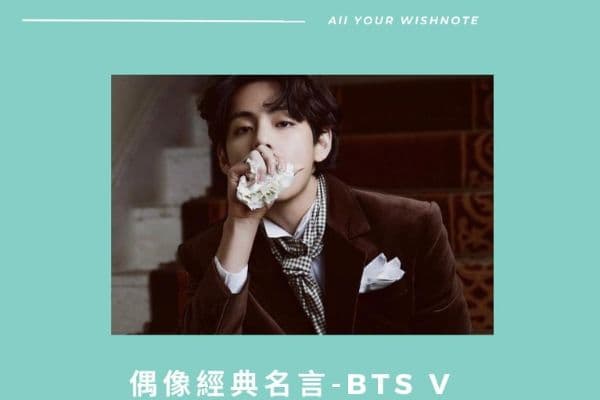 【偶像金句】BTS - V